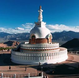 Shanti Stupa, Ladakh